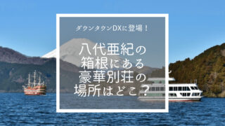八代亜紀の箱根の別荘はどこ？ダウンタウンDXで紹介された露天風呂付の豪邸とは